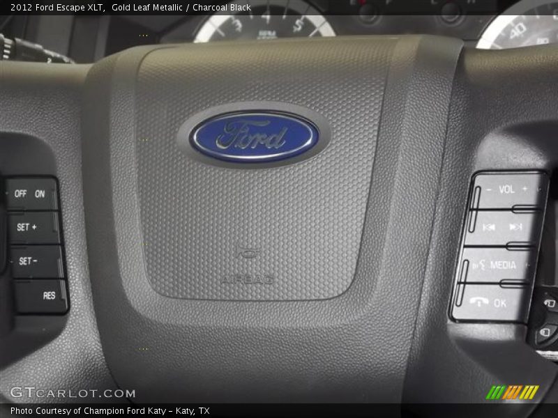 Gold Leaf Metallic / Charcoal Black 2012 Ford Escape XLT