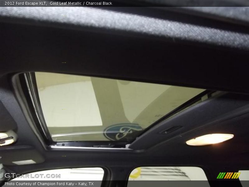 Gold Leaf Metallic / Charcoal Black 2012 Ford Escape XLT