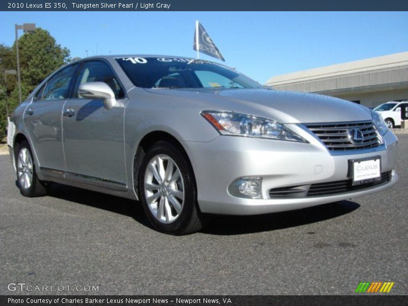 Tungsten Silver Pearl / Light Gray 2010 Lexus ES 350