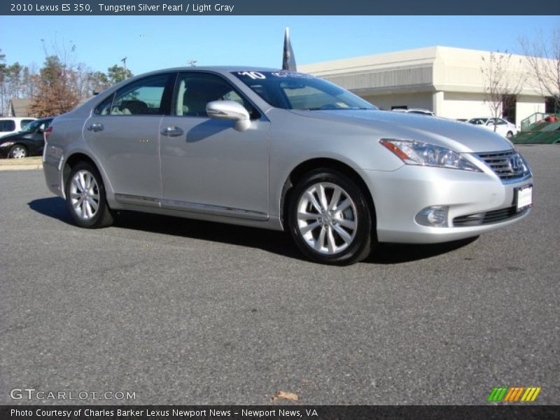Tungsten Silver Pearl / Light Gray 2010 Lexus ES 350
