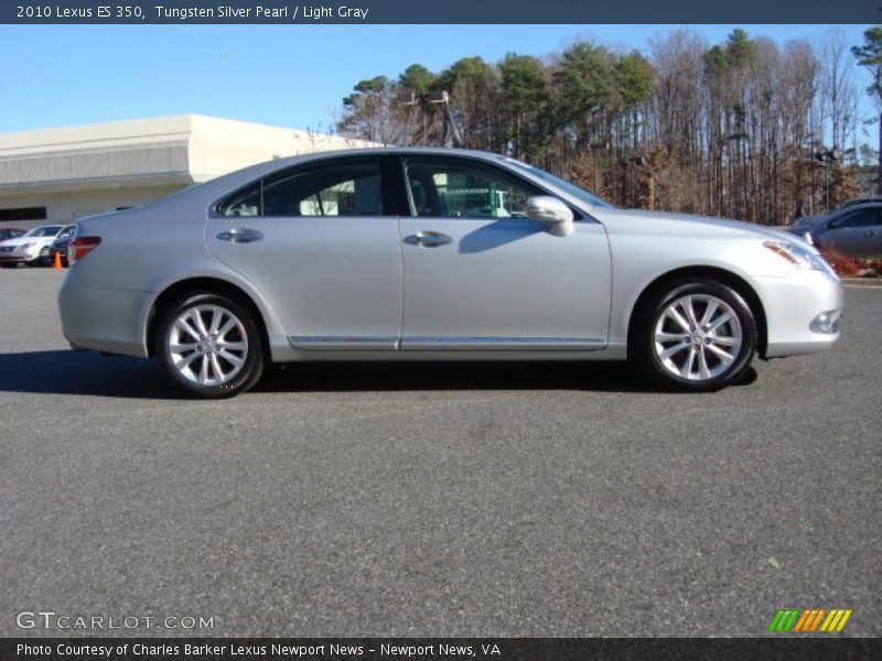 Tungsten Silver Pearl / Light Gray 2010 Lexus ES 350