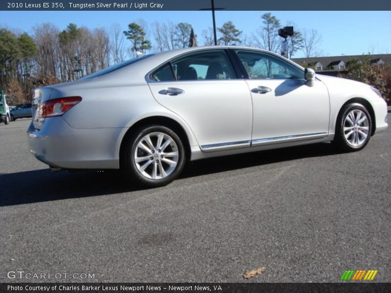 Tungsten Silver Pearl / Light Gray 2010 Lexus ES 350