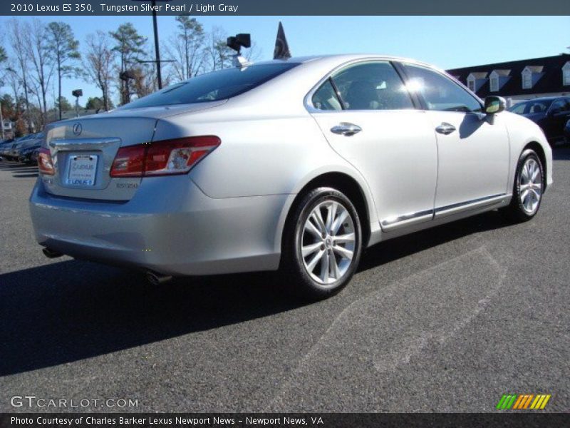 Tungsten Silver Pearl / Light Gray 2010 Lexus ES 350