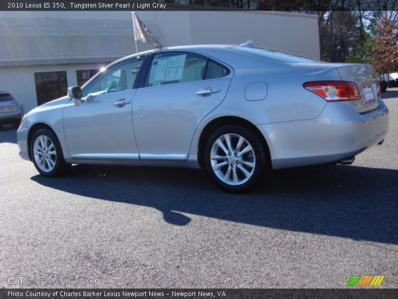 Tungsten Silver Pearl / Light Gray 2010 Lexus ES 350