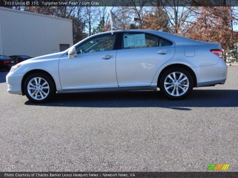 Tungsten Silver Pearl / Light Gray 2010 Lexus ES 350