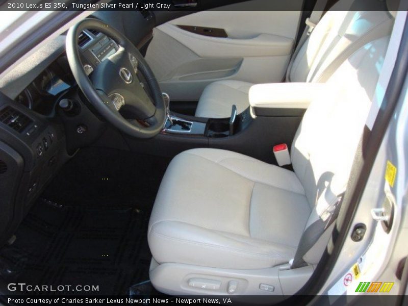 Tungsten Silver Pearl / Light Gray 2010 Lexus ES 350