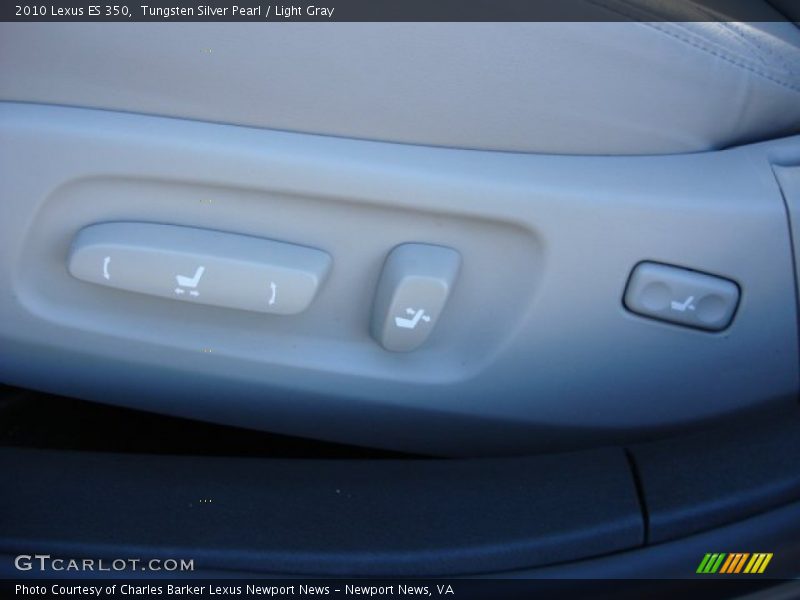 Tungsten Silver Pearl / Light Gray 2010 Lexus ES 350