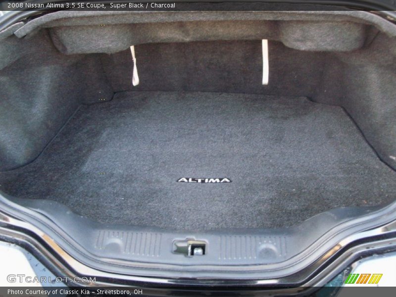 Super Black / Charcoal 2008 Nissan Altima 3.5 SE Coupe