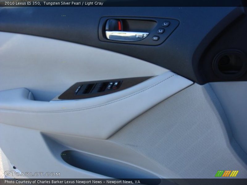 Tungsten Silver Pearl / Light Gray 2010 Lexus ES 350