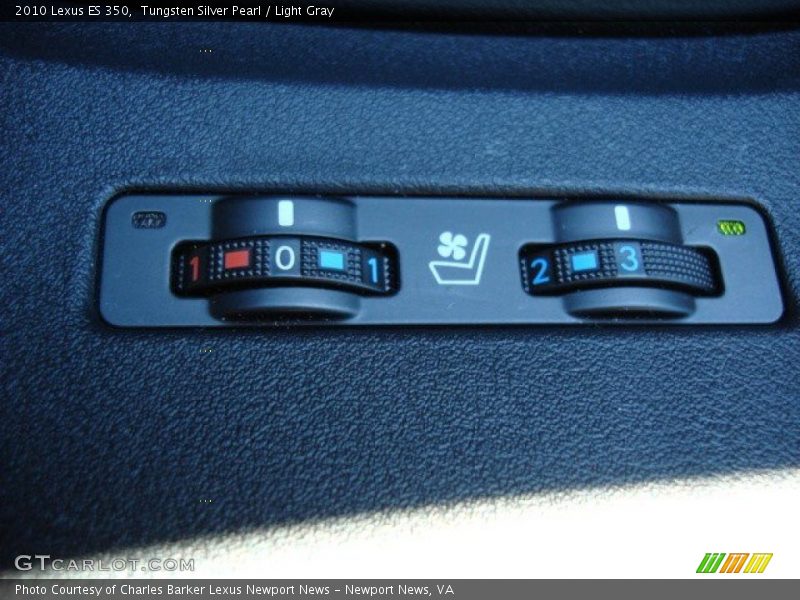 Tungsten Silver Pearl / Light Gray 2010 Lexus ES 350