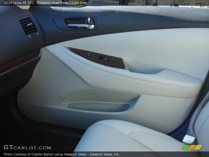 Tungsten Silver Pearl / Light Gray 2010 Lexus ES 350