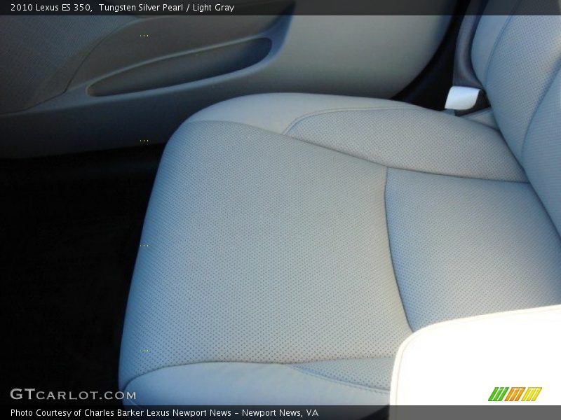 Tungsten Silver Pearl / Light Gray 2010 Lexus ES 350