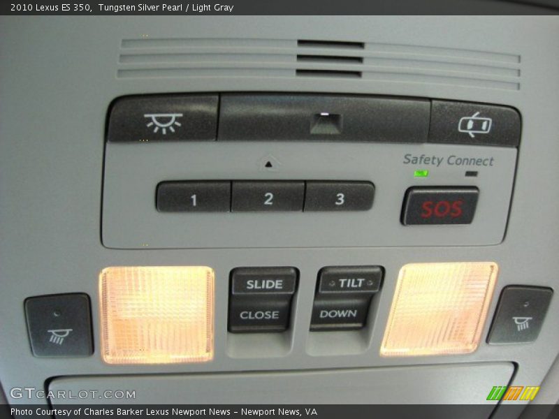 Tungsten Silver Pearl / Light Gray 2010 Lexus ES 350