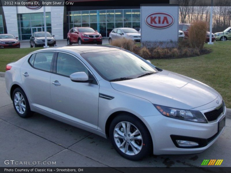 Bright Silver / Gray 2012 Kia Optima EX