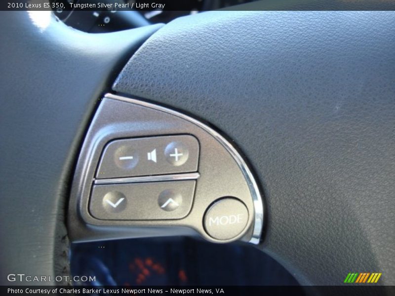 Tungsten Silver Pearl / Light Gray 2010 Lexus ES 350