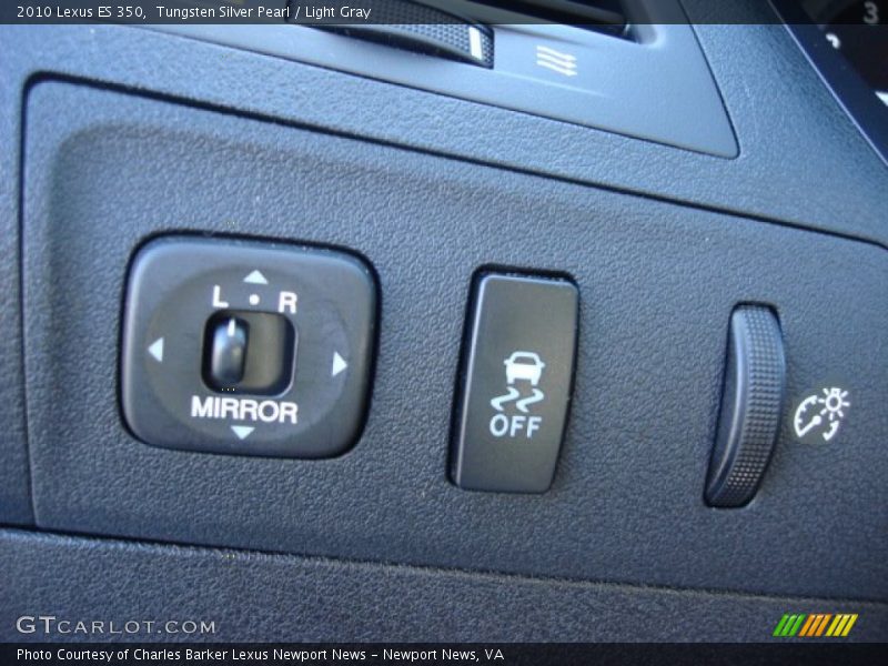 Tungsten Silver Pearl / Light Gray 2010 Lexus ES 350