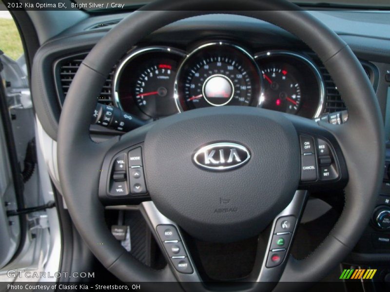 Bright Silver / Gray 2012 Kia Optima EX