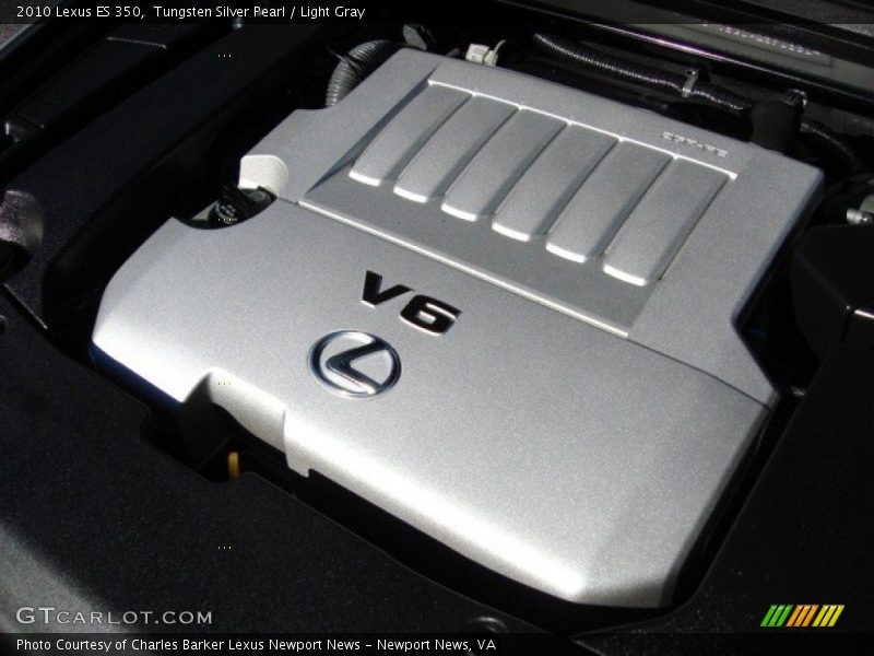 Tungsten Silver Pearl / Light Gray 2010 Lexus ES 350