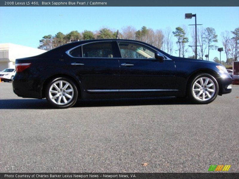 Black Sapphire Blue Pearl / Cashmere 2008 Lexus LS 460