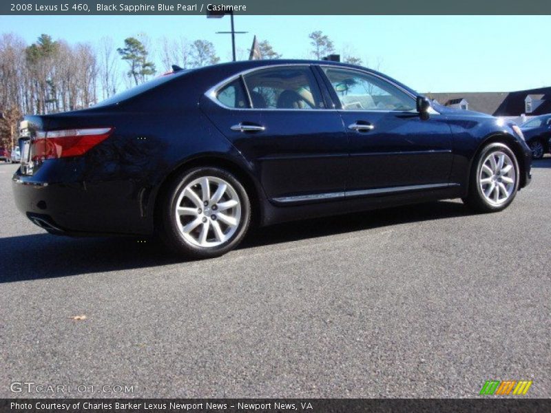 Black Sapphire Blue Pearl / Cashmere 2008 Lexus LS 460