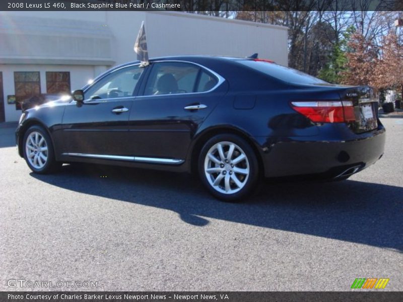 Black Sapphire Blue Pearl / Cashmere 2008 Lexus LS 460