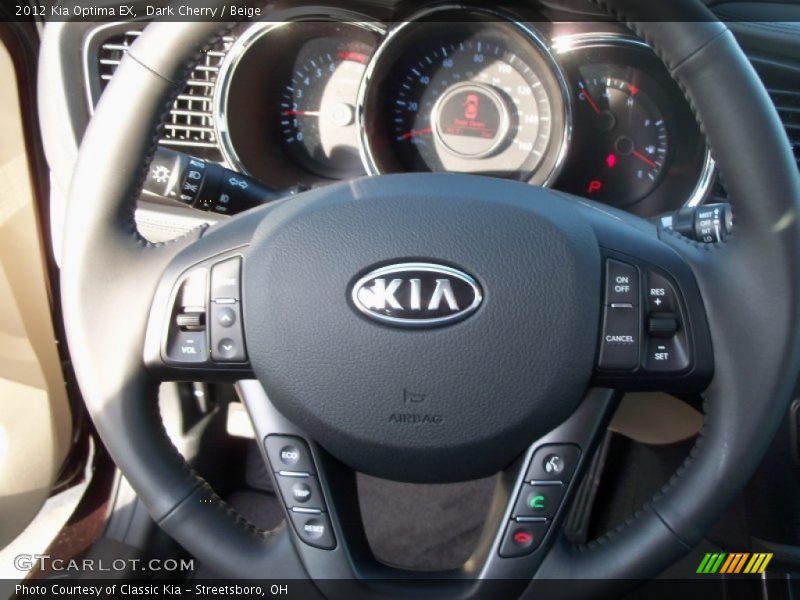 Dark Cherry / Beige 2012 Kia Optima EX