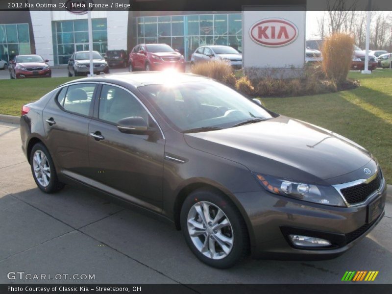 Metal Bronze / Beige 2012 Kia Optima EX