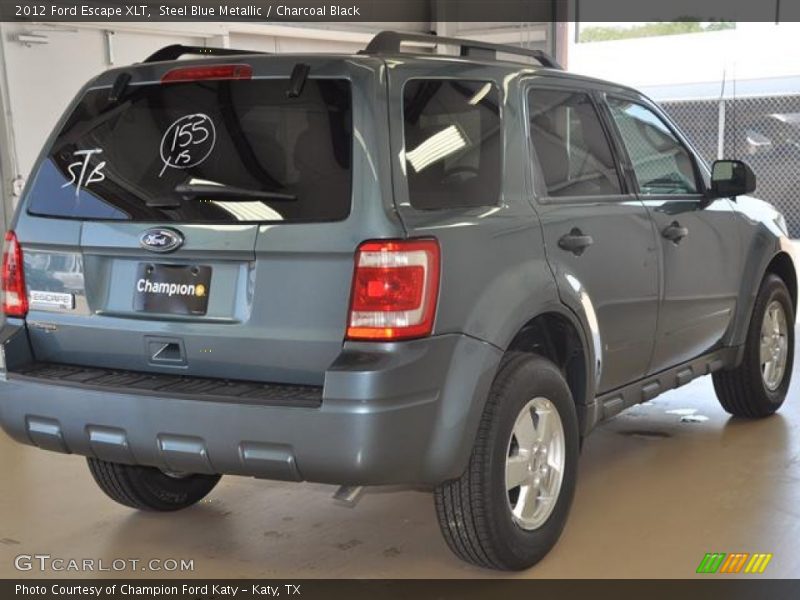 Steel Blue Metallic / Charcoal Black 2012 Ford Escape XLT