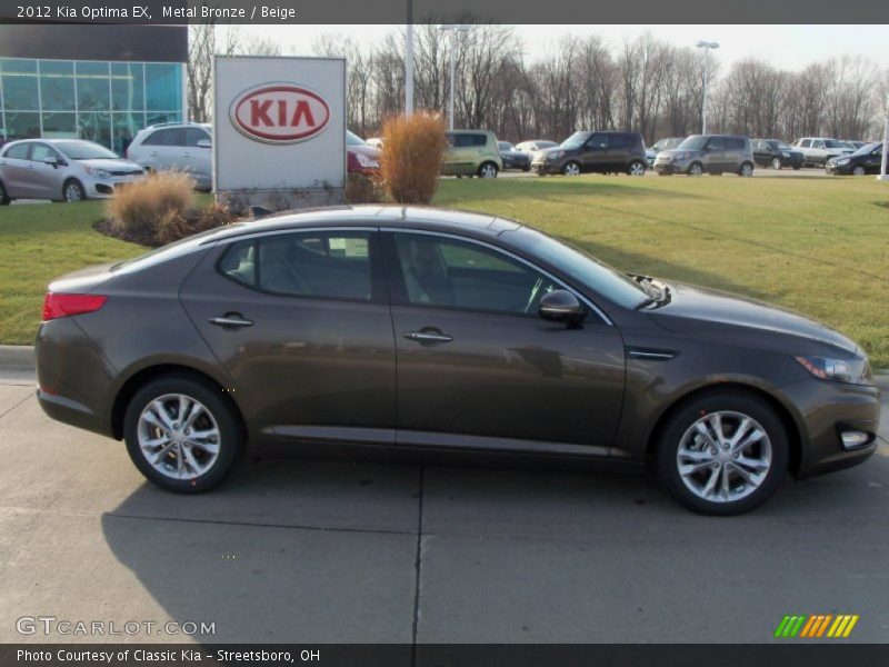 Metal Bronze / Beige 2012 Kia Optima EX