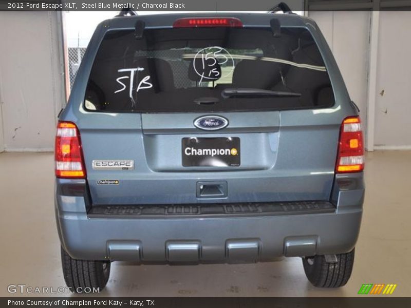 Steel Blue Metallic / Charcoal Black 2012 Ford Escape XLT