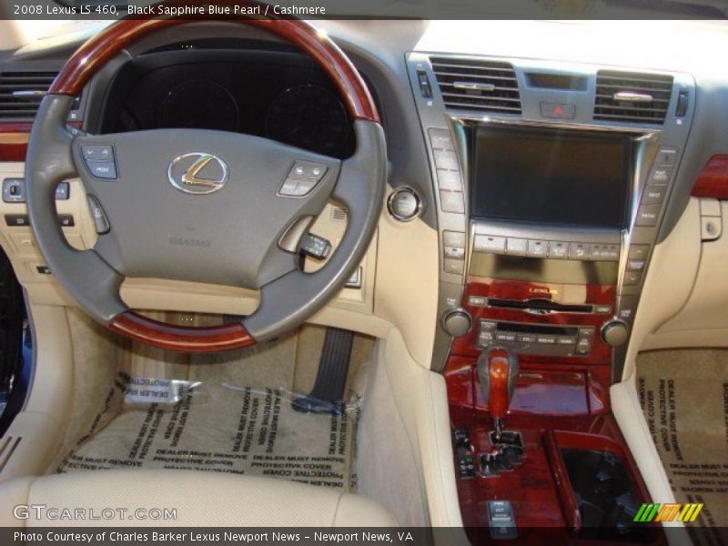 Black Sapphire Blue Pearl / Cashmere 2008 Lexus LS 460