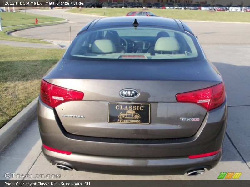 Metal Bronze / Beige 2012 Kia Optima EX