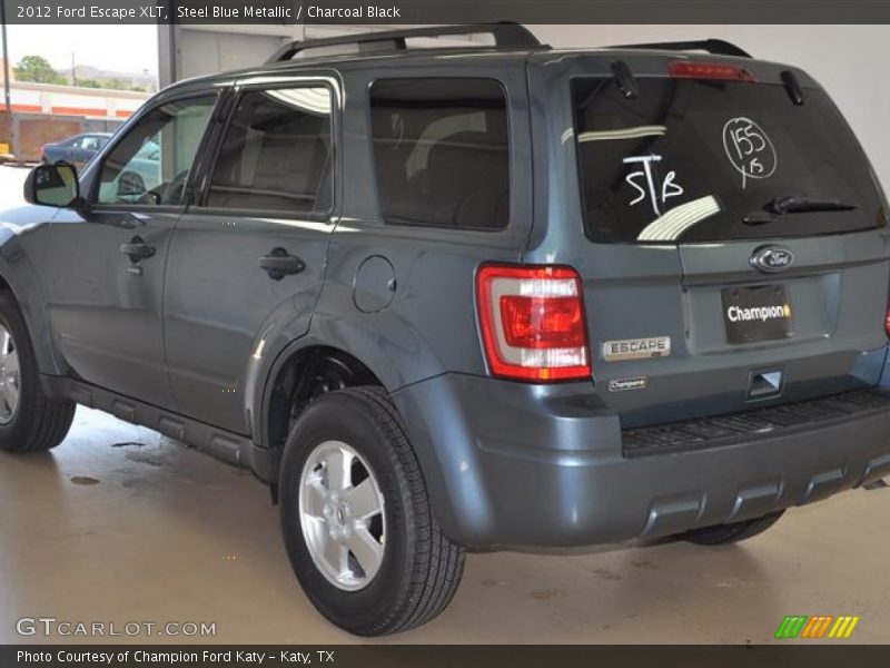 Steel Blue Metallic / Charcoal Black 2012 Ford Escape XLT