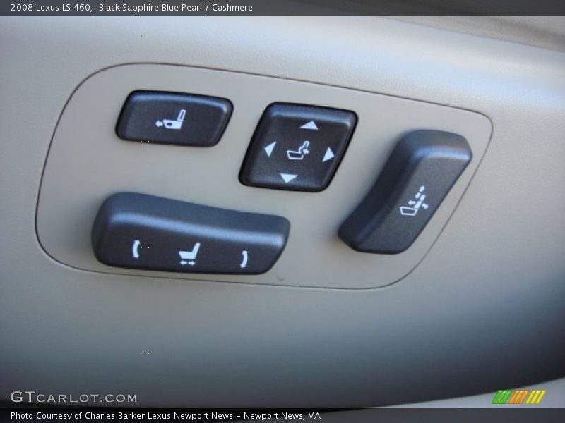 Black Sapphire Blue Pearl / Cashmere 2008 Lexus LS 460