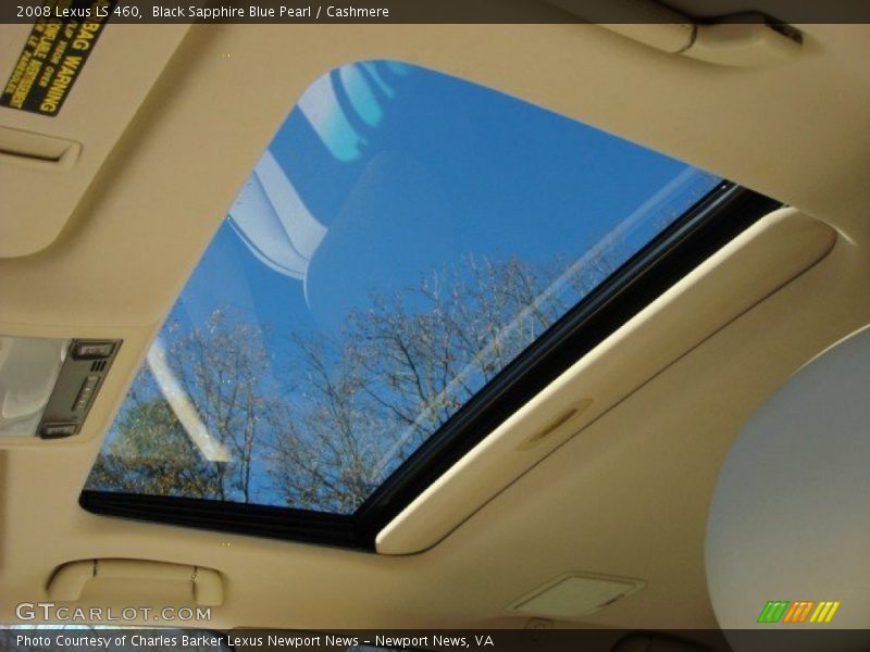 Black Sapphire Blue Pearl / Cashmere 2008 Lexus LS 460