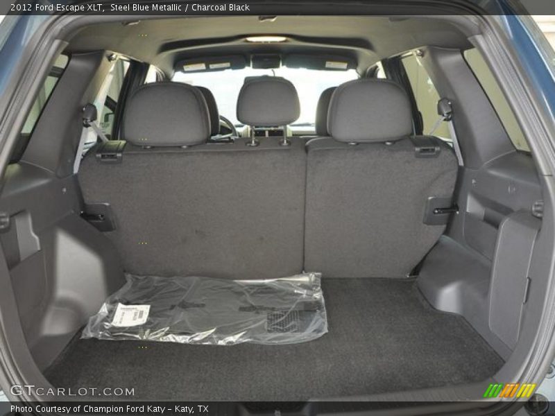 Steel Blue Metallic / Charcoal Black 2012 Ford Escape XLT