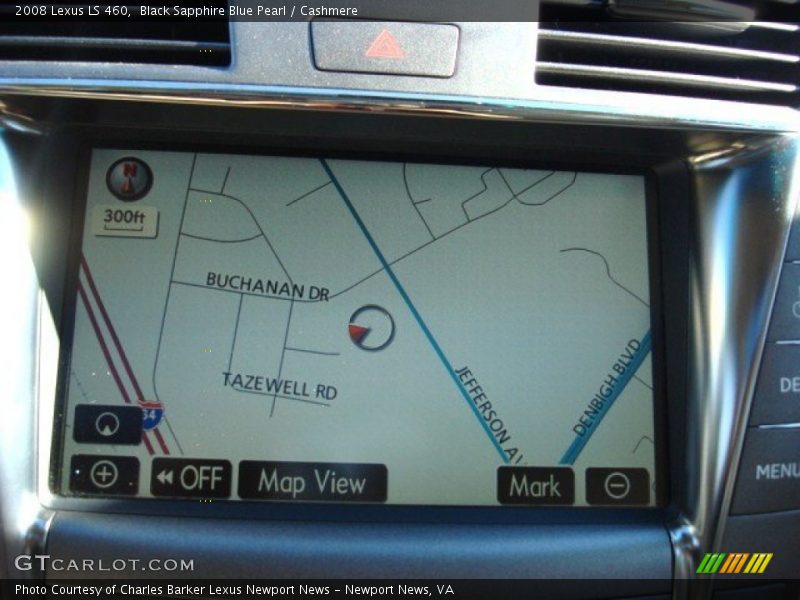 Black Sapphire Blue Pearl / Cashmere 2008 Lexus LS 460