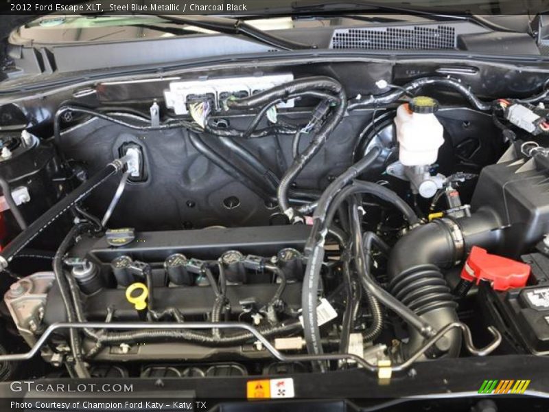 Steel Blue Metallic / Charcoal Black 2012 Ford Escape XLT