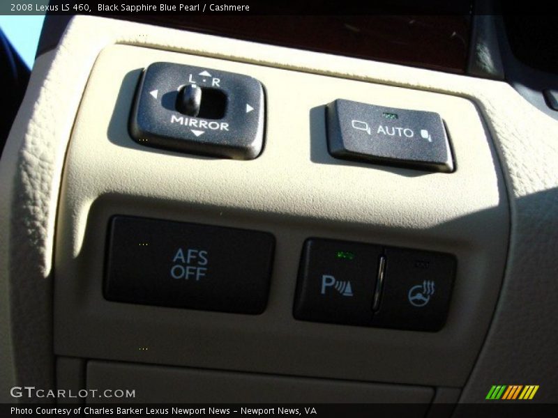 Black Sapphire Blue Pearl / Cashmere 2008 Lexus LS 460