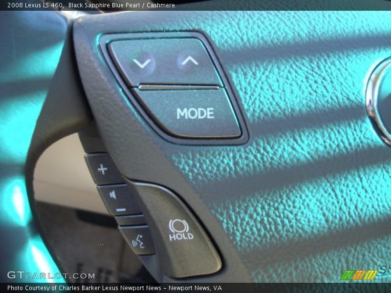 Black Sapphire Blue Pearl / Cashmere 2008 Lexus LS 460