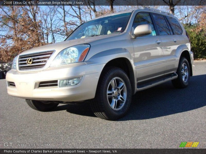 Savannah Beige Metallic / Ivory 2008 Lexus GX 470