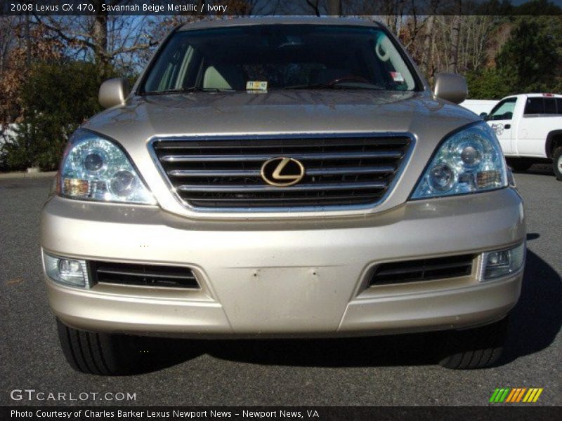 Savannah Beige Metallic / Ivory 2008 Lexus GX 470