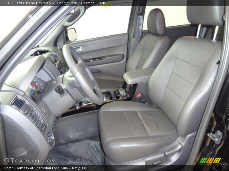 Ebony Black / Charcoal Black 2012 Ford Escape Limited V6