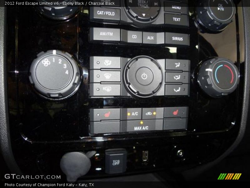 Controls of 2012 Escape Limited V6