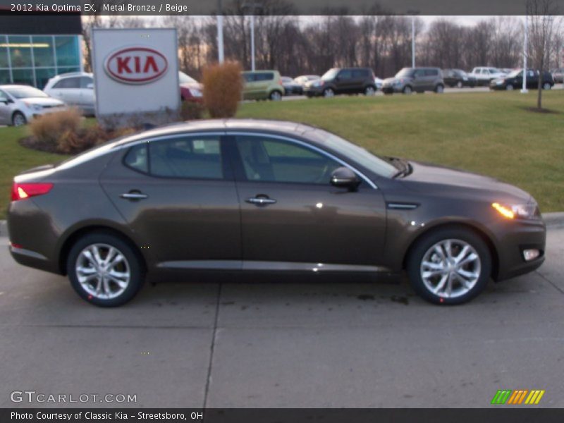 Metal Bronze / Beige 2012 Kia Optima EX