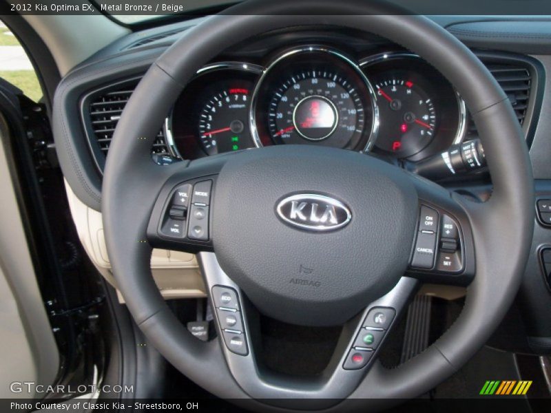 Metal Bronze / Beige 2012 Kia Optima EX