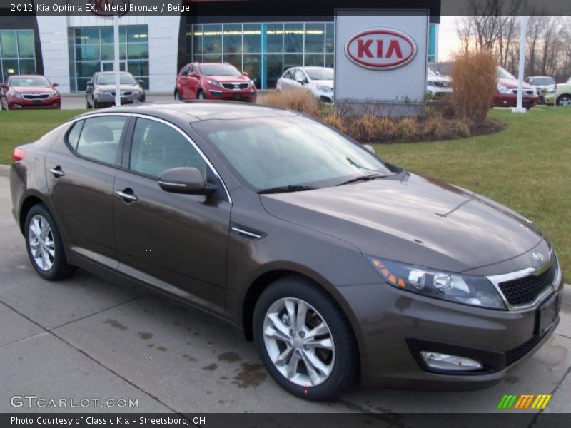Metal Bronze / Beige 2012 Kia Optima EX