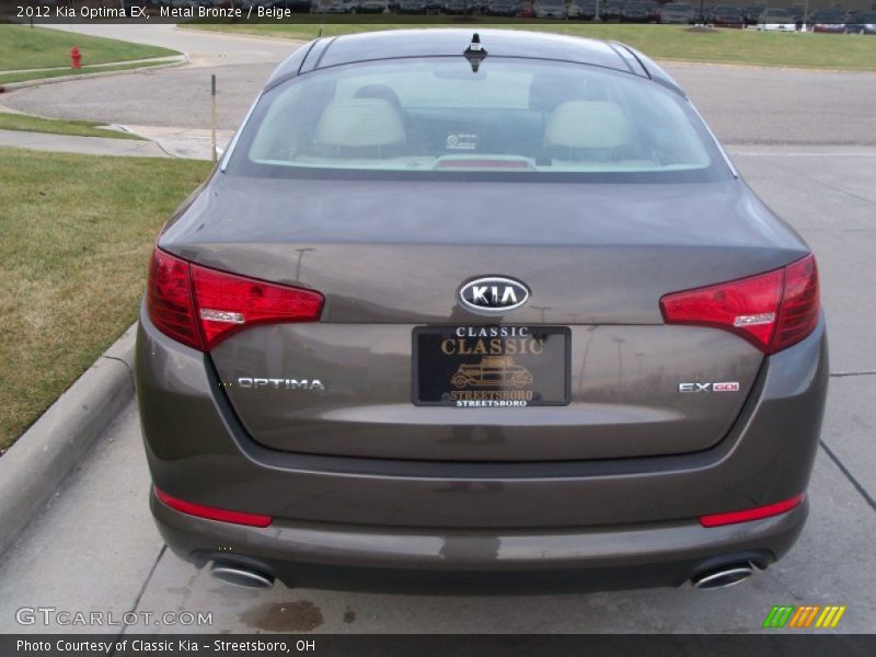 Metal Bronze / Beige 2012 Kia Optima EX