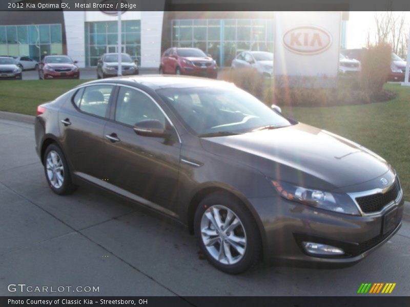 Metal Bronze / Beige 2012 Kia Optima EX