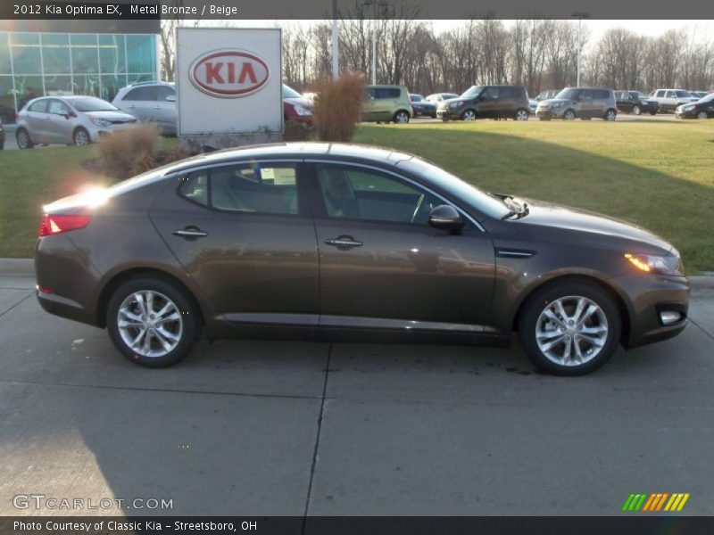 Metal Bronze / Beige 2012 Kia Optima EX